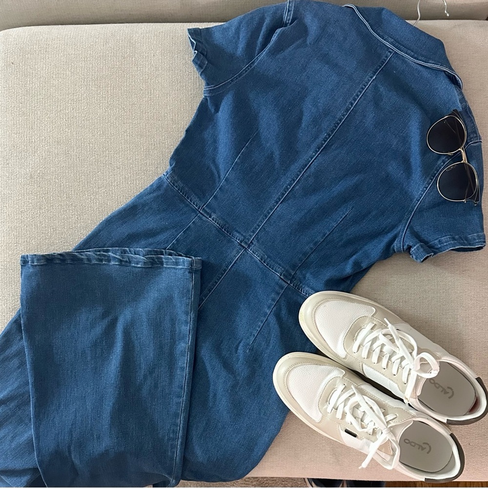 Flared Denim Windsor jumpsuit - New with tags.
